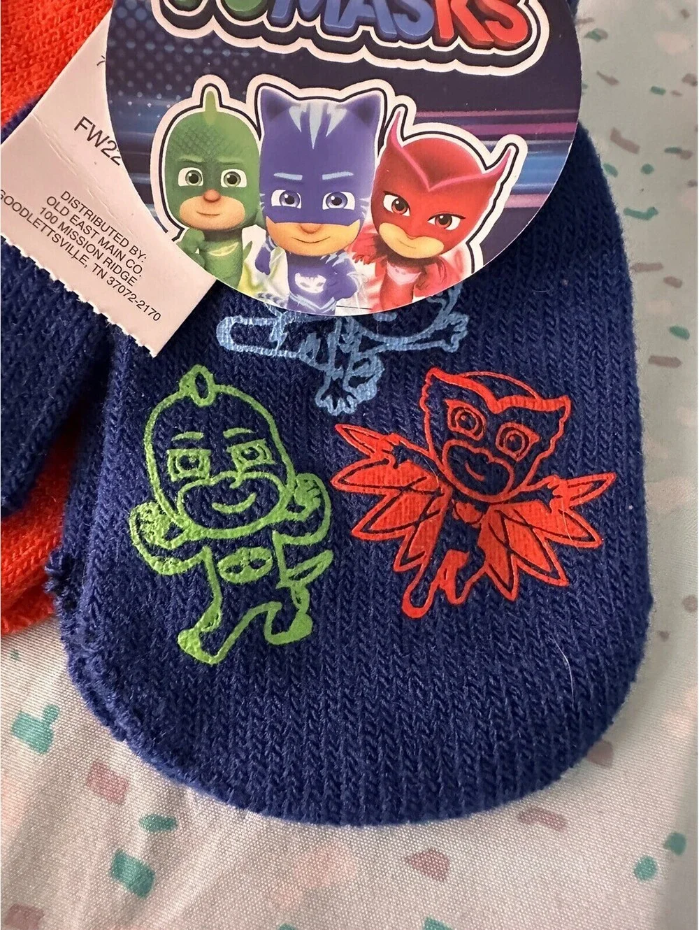 PJMASKS 2 Pair Mittens Kids Winter Gloves Gear Snow Hand Warmers Soft Cozy